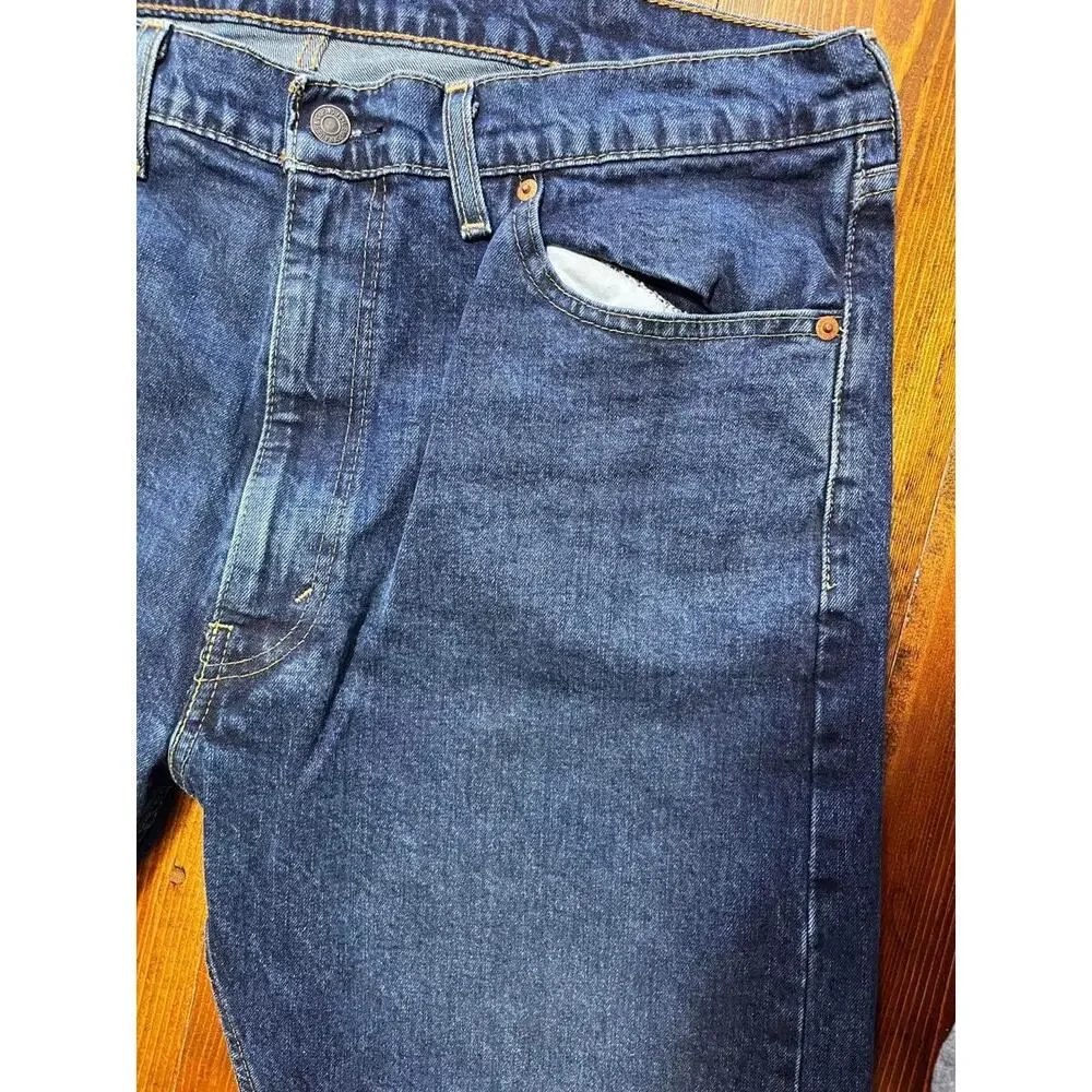 Levis 505 Regular Fit‎ Jeans Mens 40x30 Blue Straight Leg